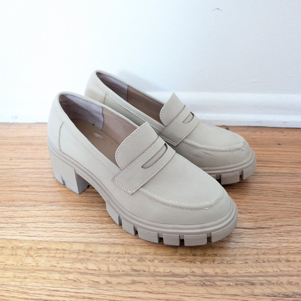Crown Vintage | Women's Chunky Platform Loafers - Size 6.5